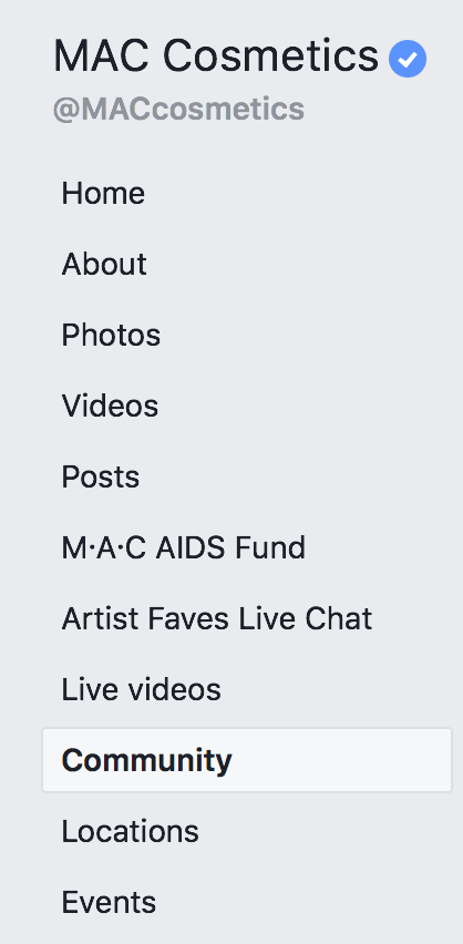 MAC community page 